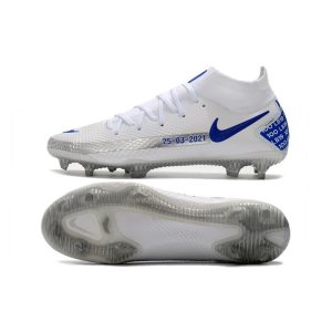 Kopačky Pánské Nike Phantom Generative Texture Elite DF FG – bílá modrá